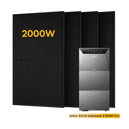 Anker Anker SOLIX Solarbank 4 E5000 Pro, mit 4 x 500 Bifaziale Solarmodule, by Powerness - 15kWh / ohne Zubehör / Selbstabholung – Produktbild 1 von 1