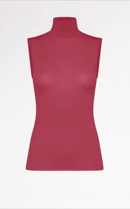 CASAGiN CASAGiN Ärmelloser Rollkragenpullover aus TENCEL und Kaschmir – Produktbild 1 von 1