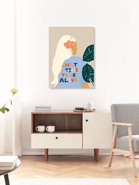 Photocircle Photocircle Poster / Leinwandbild - What A Time To Be Alive – Produktbild 3 von 4