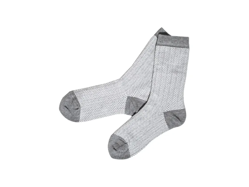 grödo Damen-Herrensocken catrame-weiß Gr.39-42 – Produktbild 1 von 2