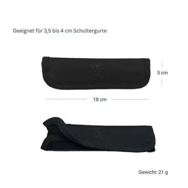 FUCHS & REBELL FUCHS & REBELL Schulterpolster für Crossbody Bags BELA & MIKA, Schwarz, – Produktbild 2 von 3