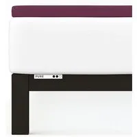 Schlafgut Schlafgut Topper Spannbettlaken Pure - 95% Biobaumwolle, 5% Elasthan - Matratzenhöhe bis 10cm, Purple deep, – Produktbild 1 von 1