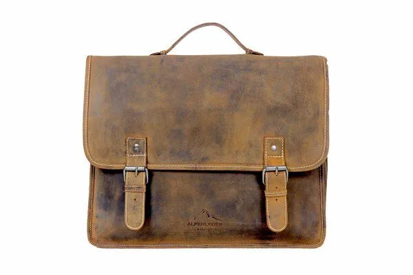 Alpenleder Alpenleder Messenger Bag ADVENTURE, Old havanna, – Produktbild 3 von 3