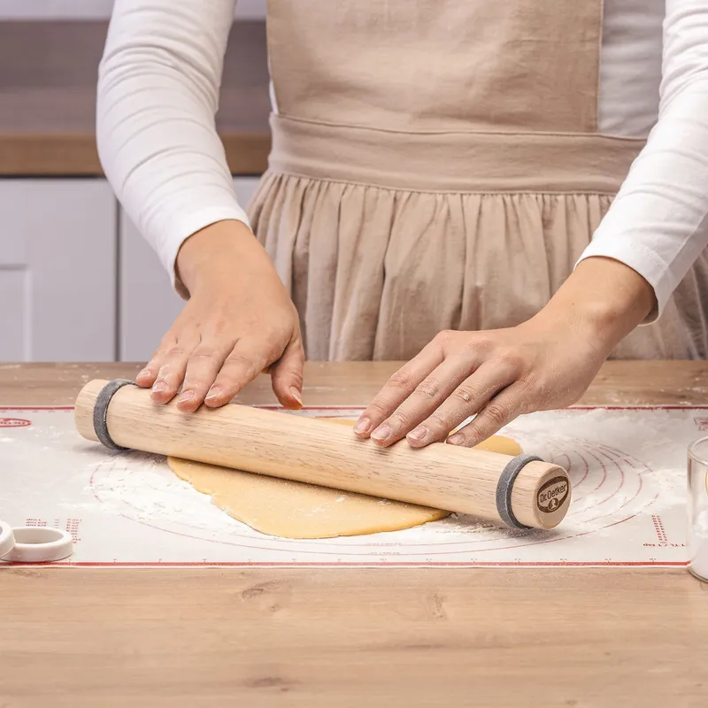 dr. oetker Dr. Oetker Rollholz inkl. Distanzringen Kitchen tools Classic, 5-teilig – Produktbild 2 von 2