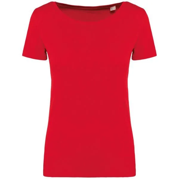 Greenspired Greenspired Umweltfreundliches Damen-T-Shirt 155g/m² XS - XXL, Mohnrot, – Produktbild 1 von 1