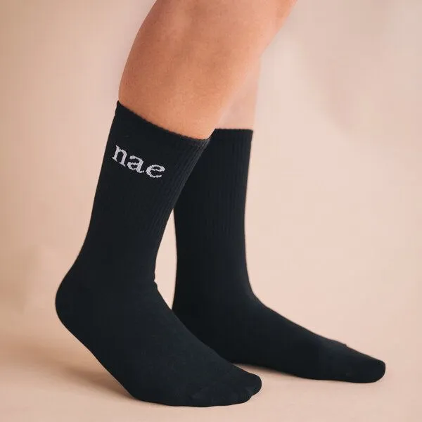 Nae Vegan Shoes Nae Vegan Shoes NAE Animal Friendly Socks - Pack 3, Grey, – Produktbild 3 von 4