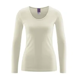 Living Crafts LIVING CRAFTS - Damen Langarm-Unterhemd - Beige (100% Bio-Baumwolle), Nachhaltige Mode, Bio Bekleidung – Produktbild 1 von 1