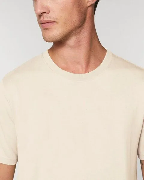 YTWOO YTWOO Herren schweres Bio T-Shirt. Männer Premium Basic Shirt. Heavy Cotton, Natural, – Produktbild 2 von 4