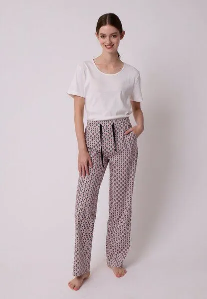LANA Organic LANA Organic Pyjamahose, Modell Juna, Sirius dusty rose, – Produktbild 2 von 4