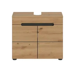 xonox.home Waschbeckenunterschrank Waschbeckenunterschrank Canu, Artisan Eiche / Basalt grau (1-St) Badmöbel, Einzelltyp – Produktbild 1 von 1