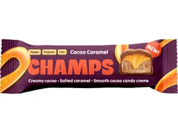 CHAMPS CHAMPS Bio-Schokoladenriegel "Cacao Caramel", vegan, 43 g – Produktbild 1 von 1