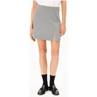 ARMEDANGELS ARMEDANGELS VANJARAA MINI Damen Jerseyrock aus LENZING ECOVERO Viskose Mix, Silver melange, – Produktbild 1 von 1