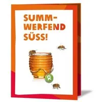 OxfamUnverpackt OxfamUnverpackt Spenden-Geschenk "Honigbienen" (Grußkarte mit Magnet) – Produktbild 1 von 1