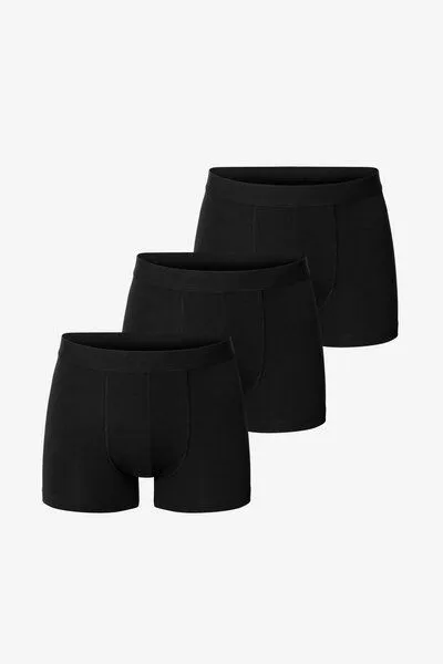 Bread & Boxers Bread & Boxers 3-Pack Boxershorts BRIEF aus Bio-Baumwolle, Schwarz (black), – Produktbild 1 von 4