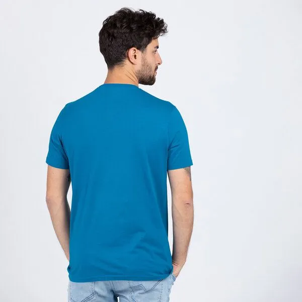 Lexi&Bö Lexi&Bö Basic Pocket T-Shirt Herren, Seaport (blau), – Produktbild 2 von 4