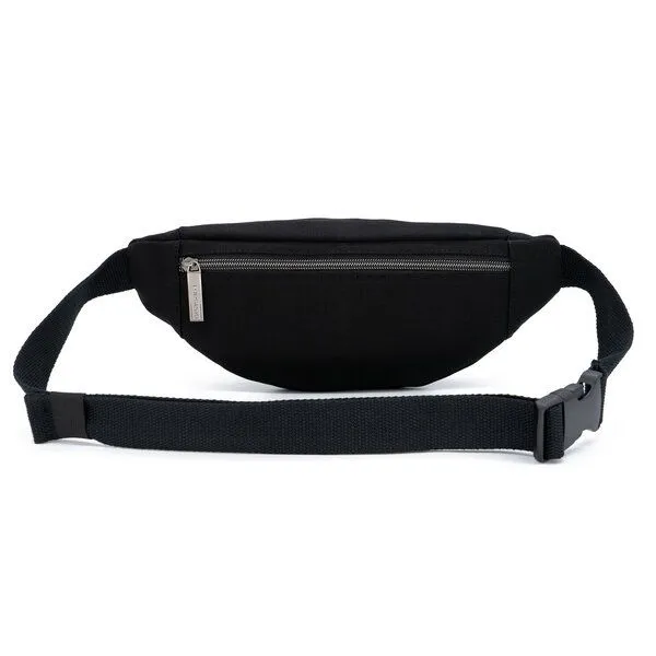 seasara seasara Bauchtasche Canvas aus Bio-Baumwolle/Hanf, Schwarz, – Produktbild 3 von 4