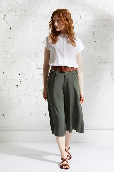 Wunderwerk Wunderwerk Damen Hose/Hosenrock aus Tencel "Pantskirt TENCEL", Hellbraun (light sand 222), – Produktbild 2 von 3