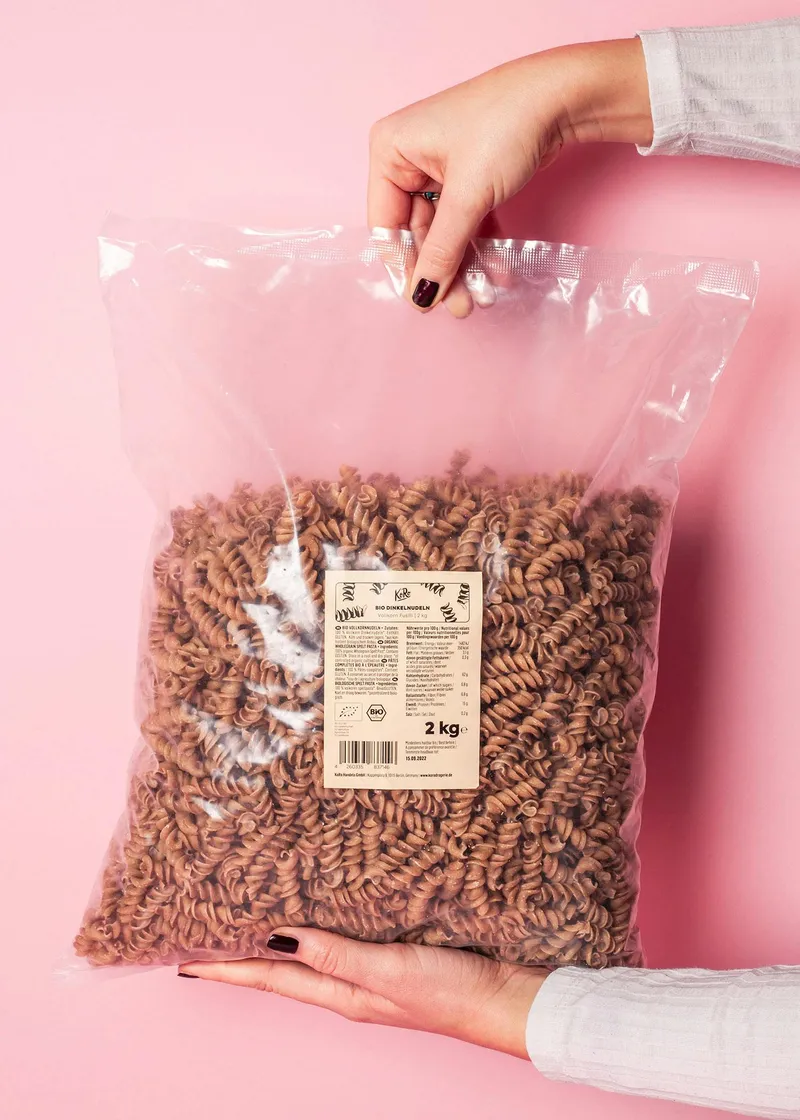 KoRo Bio Vollkorn Dinkelnudeln 2 kg – Produktbild 5 von 5