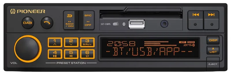 Pioneer Pioneer SXT-C10PS 1-DIN-Receiver DAB+ Bluetooth Digitalradio – Produktbild 2 von 2