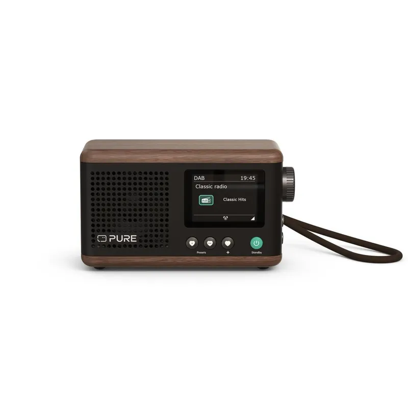Pure DAB+ Radio Classic Mini schwarz/walnuss – Produktbild 1 von 1