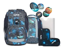 Ergobag Ergobag Schulranzen Super Reflex Glow-Edition Schoolbag Set 6-teilig (Set, 5-tlg) – Produktbild 1 von 1