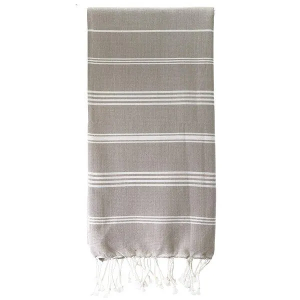 Karawan authentic Karawan authentic Hamamtuch Bio-Baumwolle Hammam, Taupe, – Produktbild 1 von 4