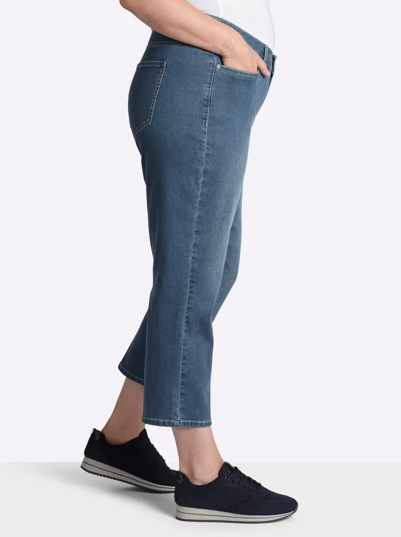 sheego Jeans blue-bleached, Blue-bleached, – Produktbild 2 von 2