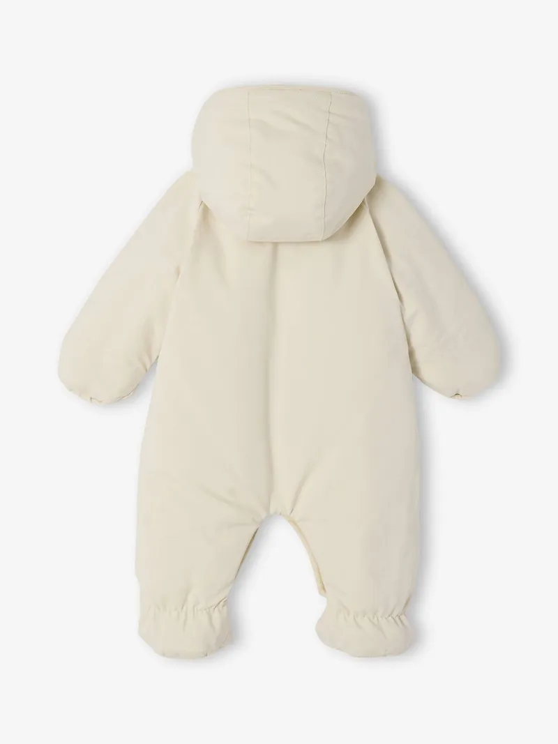 Envie De Fraise Gefütterter Baby Overall mit Fuß wasserabweisend ENVIE DE FRAISE, Wollweiß, – Produktbild 2 von 4