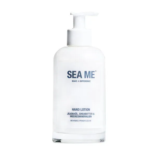 SEA ME SEA ME Hand Lotion | Jojobaöl, Sheabutter & Meeresmineralien | Mehrweg-Glas 250 ml – Produktbild 2 von 4