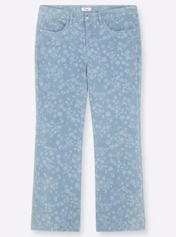 sheego Bootcut-Jeans blue-bleached – Produktbild 1 von 1