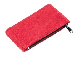 Schlüsseltasche aus Wollfilz 'Key Zip' 12,5x7cm rot – Produktbild 1 von 1