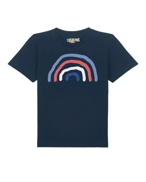 watabout.kids watabout.kids T-Shirt Kinder Regenbogen, French navy, – Produktbild 1 von 2