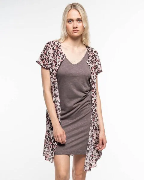 Alma & Lovis Alma & Lovis Print-Blusenkleid aus Bio-Baumwoll-Batist | Batist Gep Tunika, Rose quarz (rose-rosa), – Produktbild 2 von 4