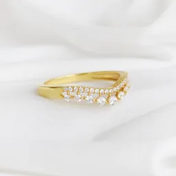 Eppi Eppi Doppelter Ring mit Lab Grown Diamanten Hebe – Produktbild 1 von 1
