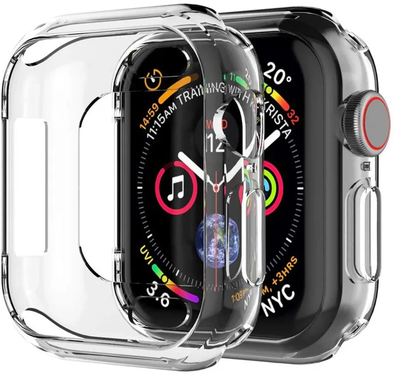 imoshion imoshion Full Cover Soft Case für Apple Watch Series 4 / 5 / 6 / SE - 40 mm, Transparent, – Produktbild 1 von 1