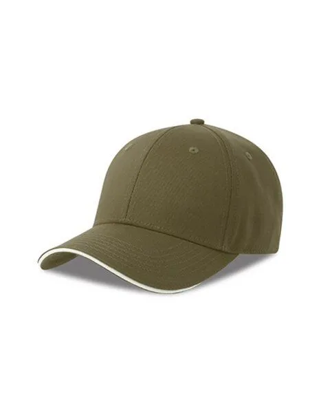 Atlantis Headwear Atlantis Headwear Damen / Herren Sport Cap Baumwolle Metallverschluss, Olive, – Produktbild 1 von 2
