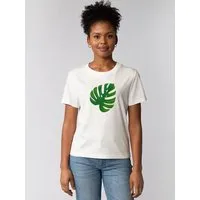 watapparel watapparel T-Shirt Frauen Monstera 2.0, Off white, – Produktbild 1 von 1