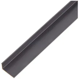 Alberts ALBERTS Winkelprofil, ungleichsch., Alu schwarz elox., LxBxHxS 1000 x 20 x 10 x 1,0 mm – Produktbild 1 von 1