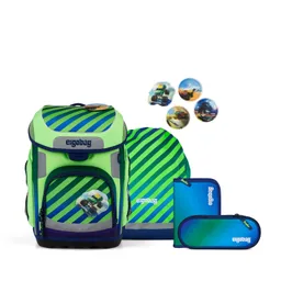 Ergobag Ergobag cubo NEO Edition Schulranzen, 5-teiliges Set, TruckBär – Produktbild 1 von 1