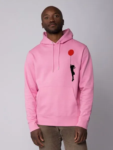 watapparel watapparel Hoodie Unisex Mädchen mit Luftballon, Bubble pink, – Produktbild 1 von 3