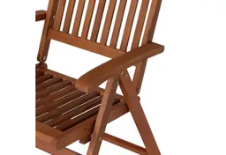 TPFGarden Gartenstuhl LAGUNA (Klappstuhl - Gartenstuhl 2-er Set- Eukalyptus geölt, FSC®-zertifiziert), Hochwertiger Outdoor Stuhl mit den Maßen (BxHxT): 58 x 108 x 70 cm – Produktbild 1 von 1