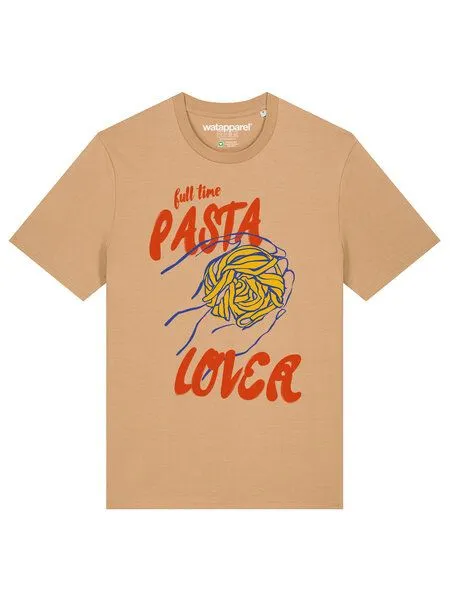 watapparel watapparel T-Shirt Unisex Pasta lover, Latte, – Produktbild 2 von 4