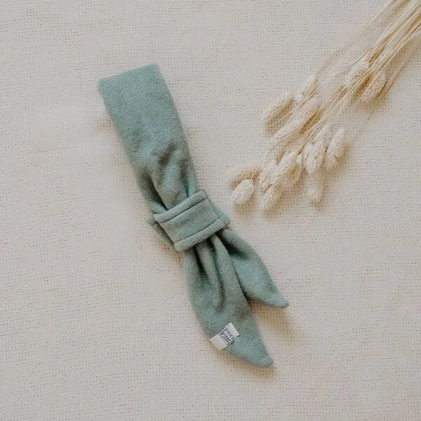 FINO & Stitch FINO & Stitch DIY Nähset Schal Baby Bio-Baumwollfleece - zugeschnitten, Grau, – Produktbild 2 von 4
