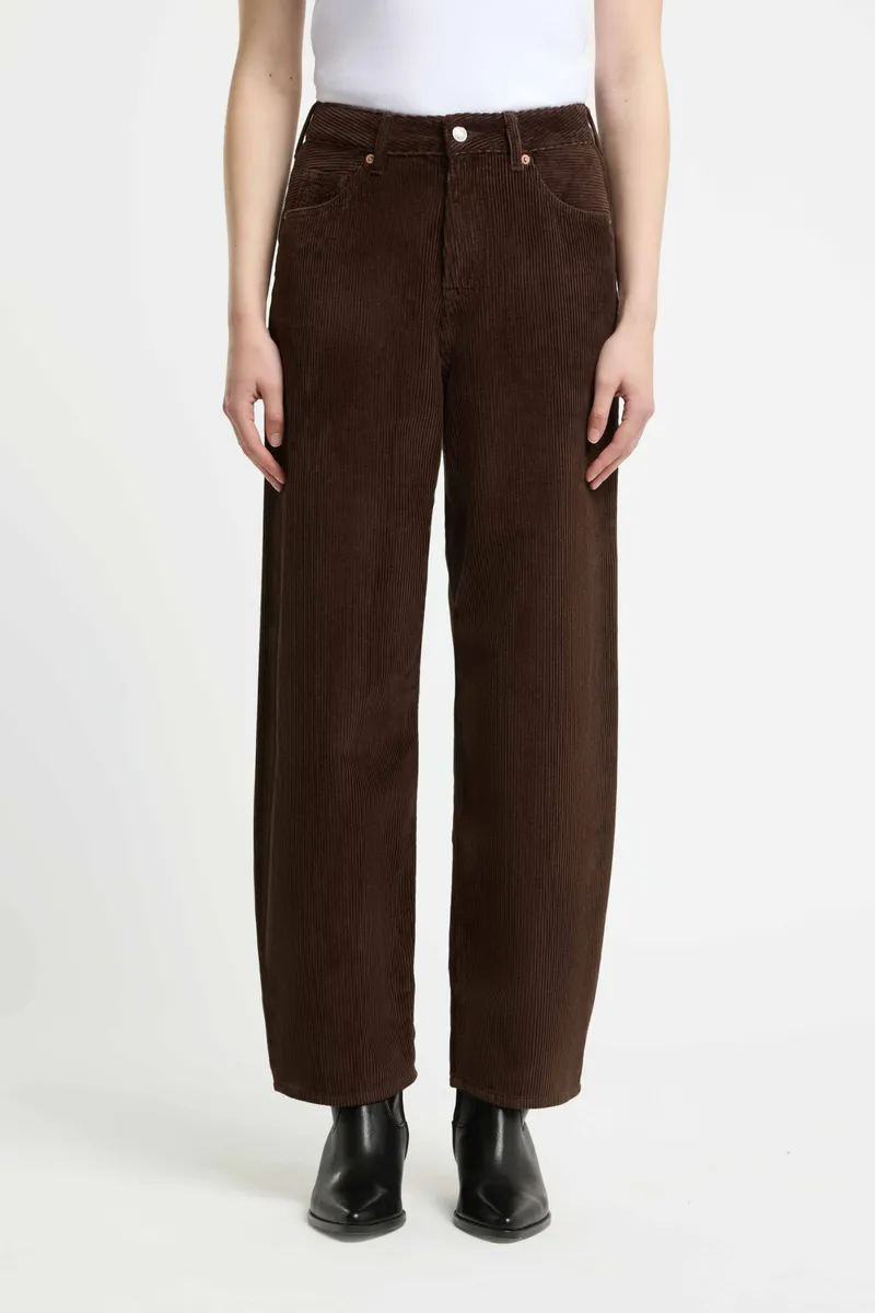 Kings Of Indigo Kings of Indigo Damen vegan Hose Leila Cord Coffee Bean, Braun, – Produktbild 1 von 2