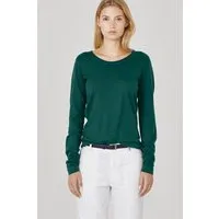 HempAge HempAge Damen Langarm-Shirt Lene Hanf/Bio-Baumwolle, Spruce, – Produktbild 1 von 1