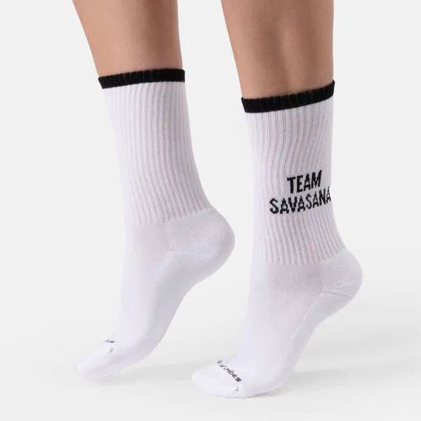 Natural Vibes Natural Vibes Team Savasana Yoga Socken | Bio GOTS | Tennissocken | Herren Damen Socken | Unisex – Produktbild 3 von 4