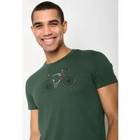 GreenBomb GREENBOMB Bike Enzo Guide - Sportliches T-Shirt aus Bio-Baumwolle / hochwertiger Print / GOTS / Fair & Vegan – Produktbild 1 von 1