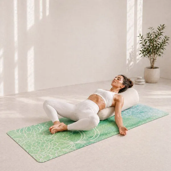 Yosana Yosana Yin Yogamatte Naturkautschuk (Indian Spring) – Produktbild 7 von 8