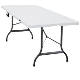 Casaria® Casaria Buffettisch Kunststoff, 183x76x74 cm, weiß – Produktbild 1 von 1