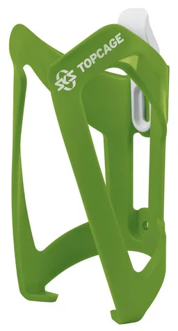 SKS GERMANY SKS Topcage Flaschenhalter grün, leichter und flexibler Kunststoffhalter, geeignet für 1,5-Liter-PET-Flaschen, verstellbarer Fanghaken für sicheren Halt – Produktbild 1 von 1